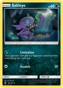 Sableye #80, Guardians Rising