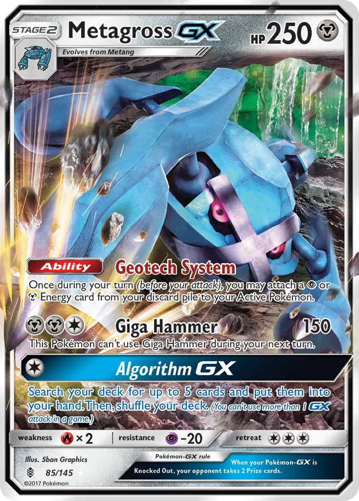 Metagross-GX #85, Guardians Rising