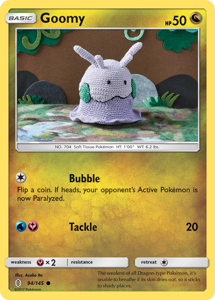 Goomy #94, Guardians Rising Reverse Foil