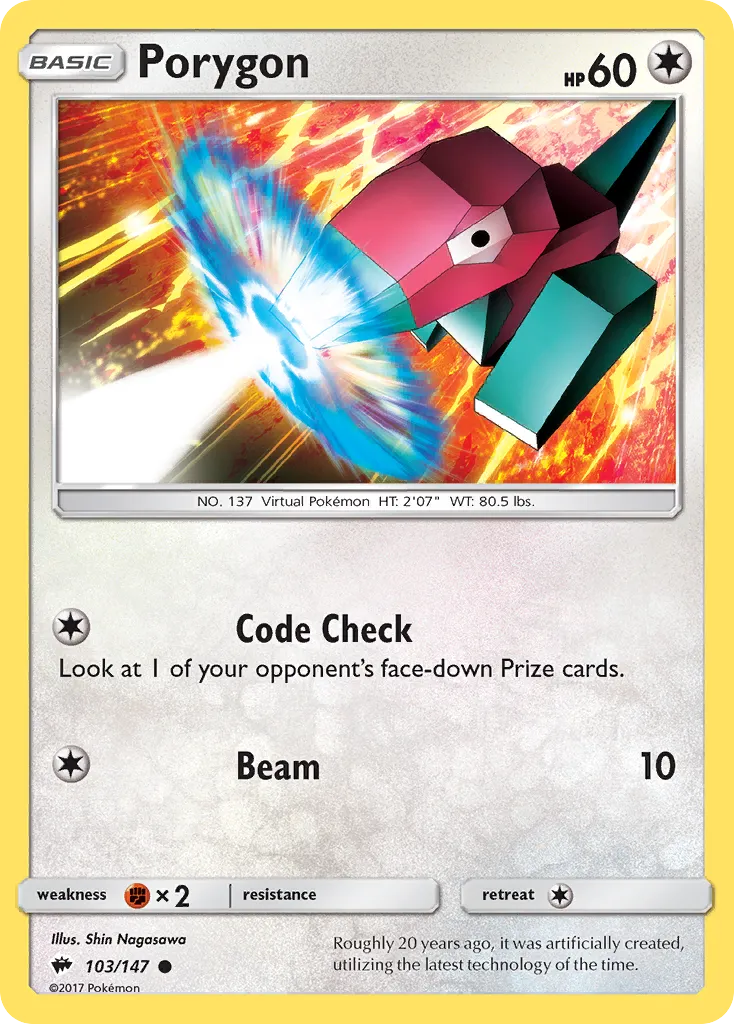 Porygon #103, Burning Shadows