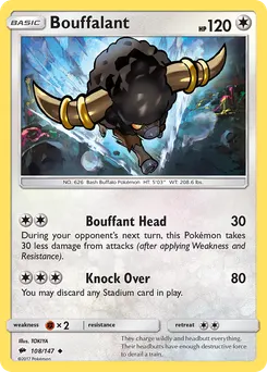 Bouffalant #108, Reverse Foil