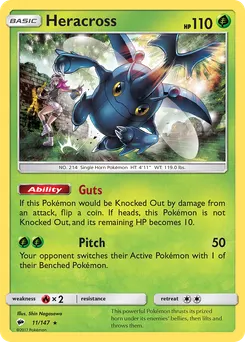 Heracross #11, Reverse Foil
