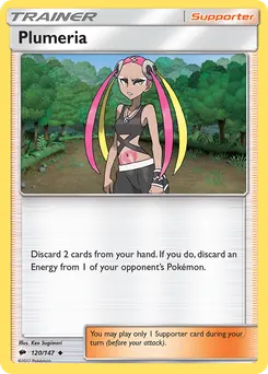 Plumeria #120, Reverse Foil
