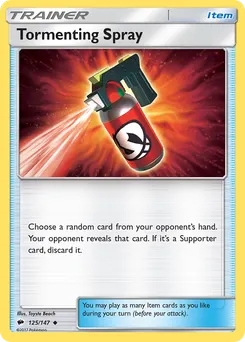 Tormenting Spray #125, Reverse Foil
