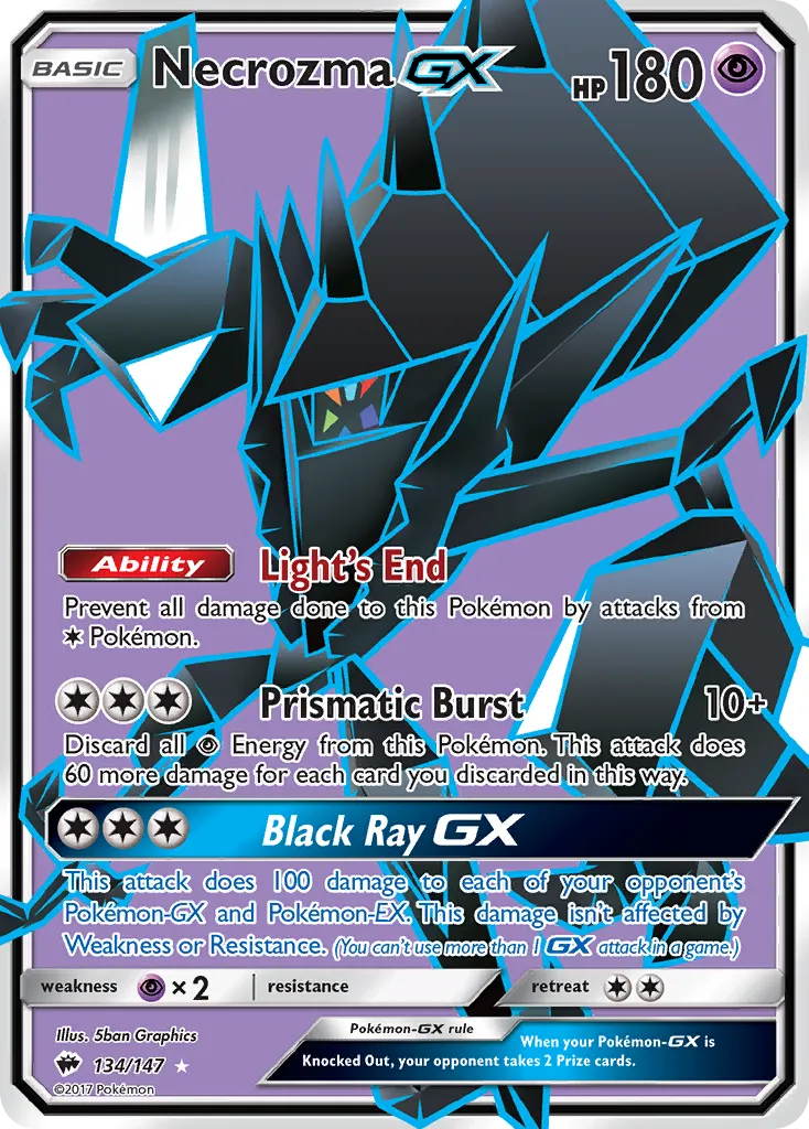 Necrozma-GX #134, Burning Shadows