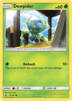 Dewpider #14, Reverse Foil