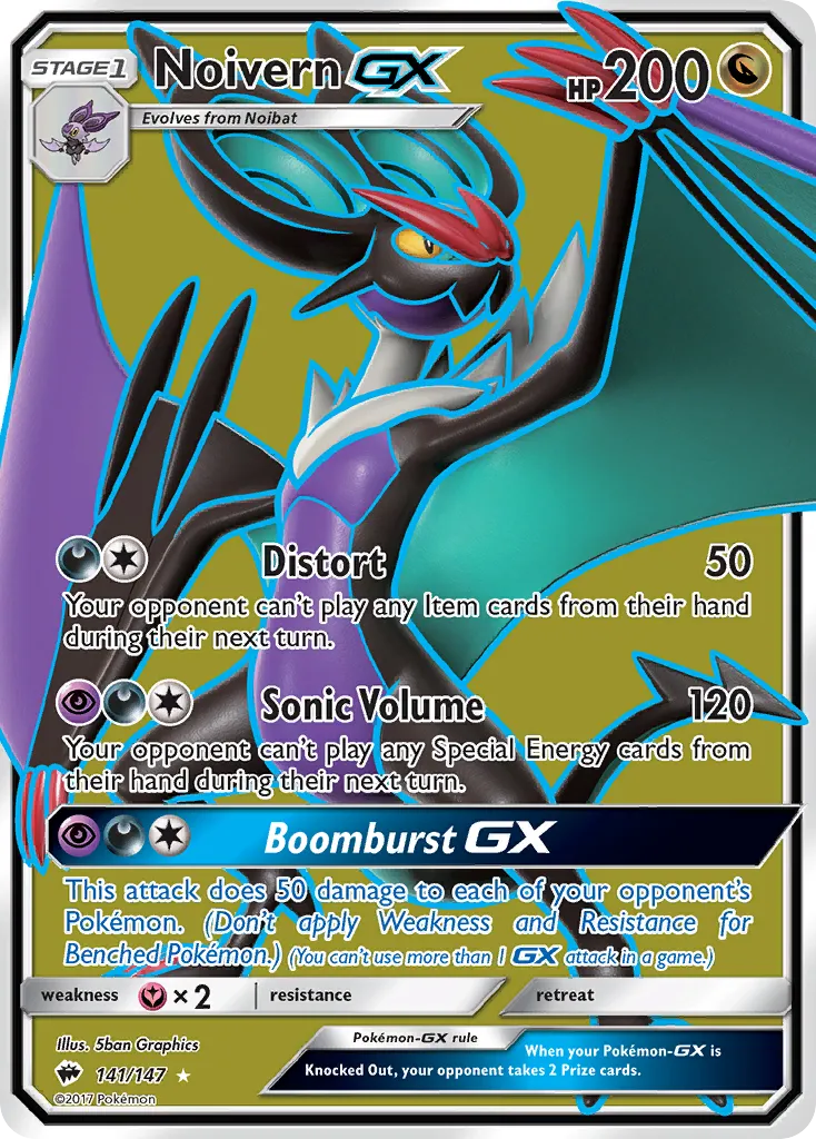 Noivern-GX #141, Burning Shadows
