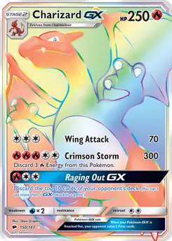 Charizard-GX #150, Burning Shadows