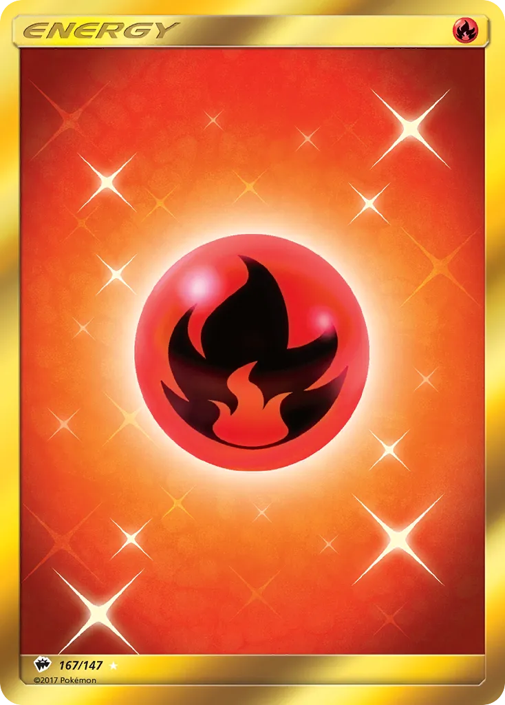 Fire Energy #167, Burning Shadows Secret