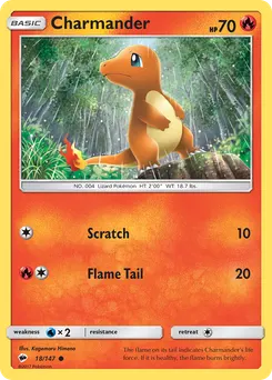 Charmander #18, Charizard GX Premium Collection
