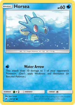 Horsea #29, Reverse Foil