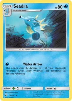 Seadra #30, Reverse Foil