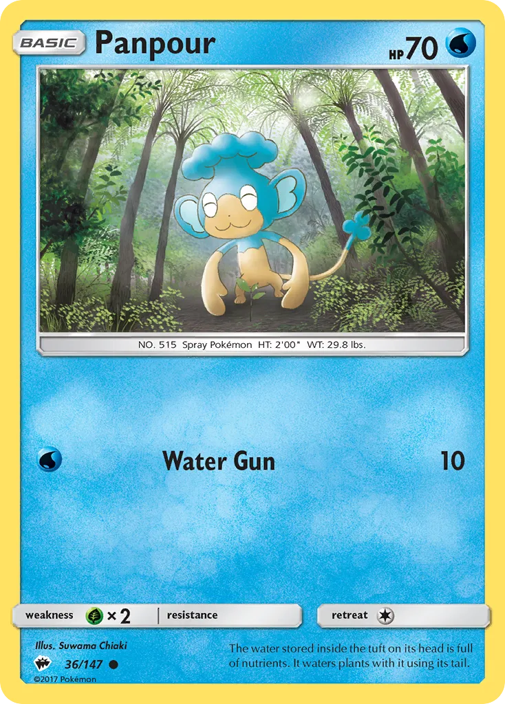 Panpour #36, Burning Shadows Reverse Foil