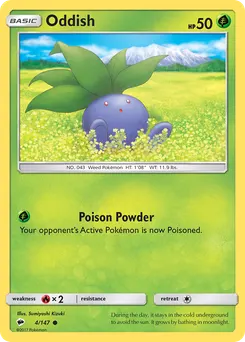 Oddish #4, Reverse Foil