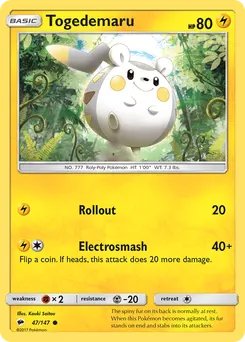 Togedemaru #47, Standard