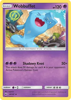 Wobbuffet #49, Burning Shadows