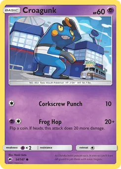 Croagunk #54, Reverse Foil