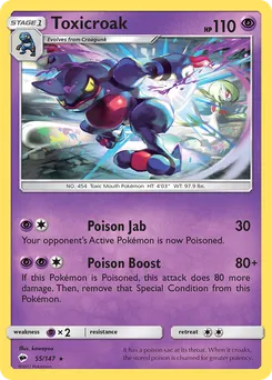 Toxicroak #55, Reverse Foil