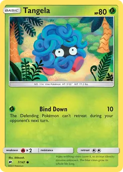 Tangela #7, Reverse Foil