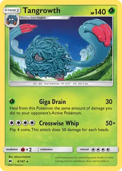 Tangrowth #8, Reverse Foil