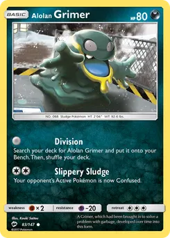 Alolan Grimer #83, Reverse Foil