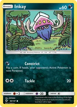 Inkay #89, Burning Shadows