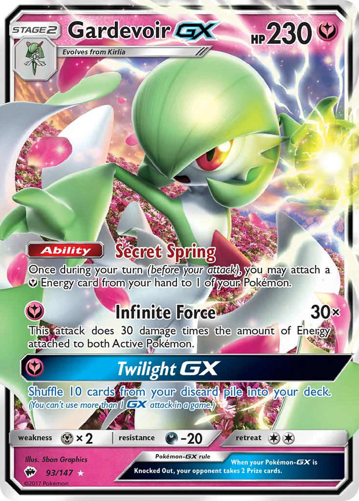 Gardevoir-GX #93, Burning Shadows