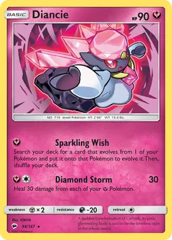 Diancie #94, Pokemon League