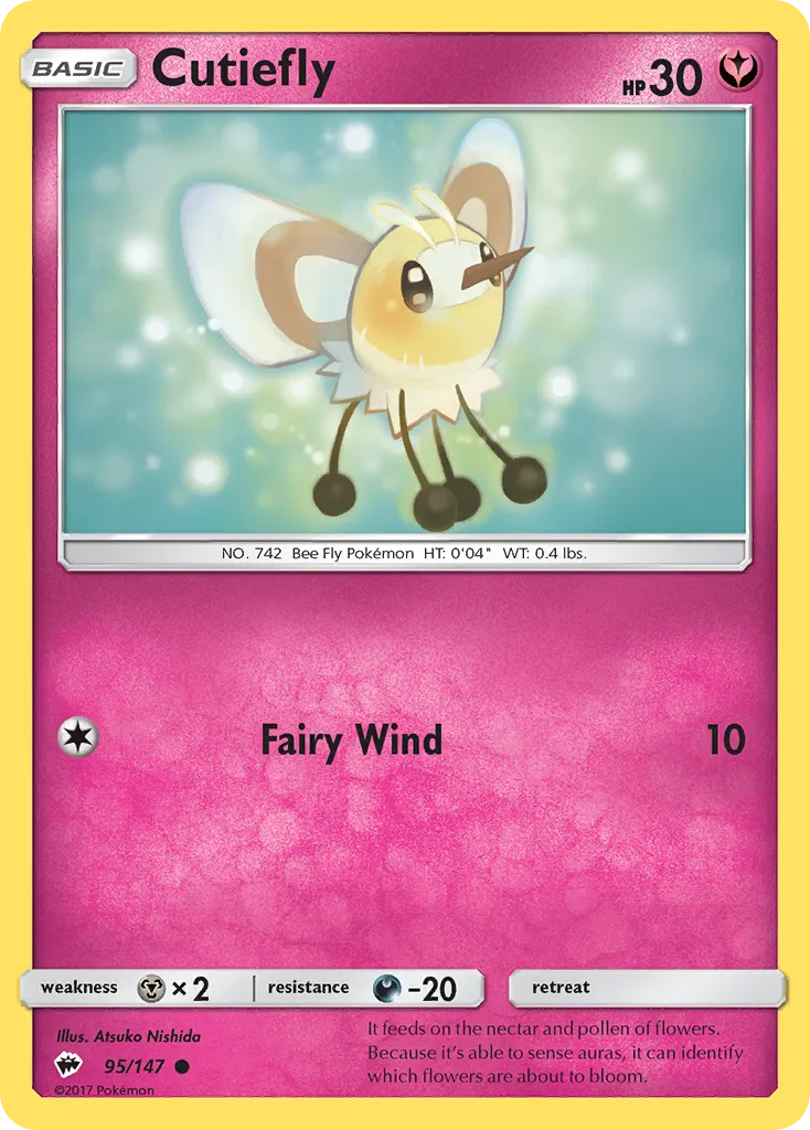 Cutiefly #95, Burning Shadows Reverse Foil