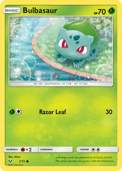 Bulbasaur #1, Reverse Foil