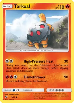 Torkoal #11, Reverse Foil