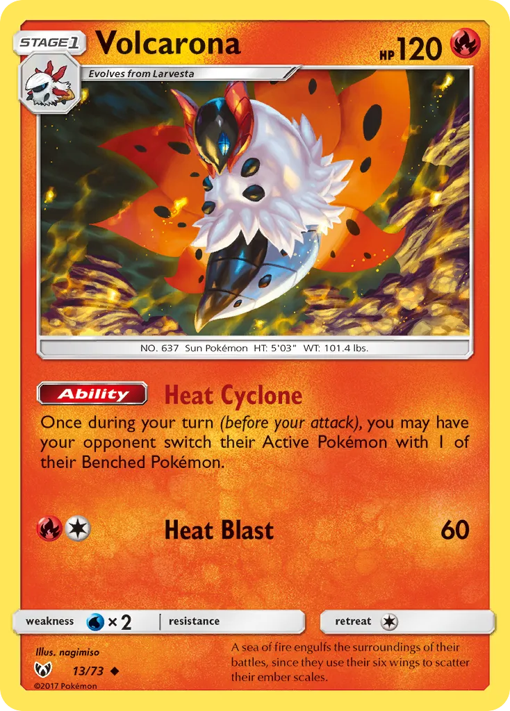 Volcarona #13, Shining Legends