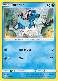 Totodile #18, Reverse Foil