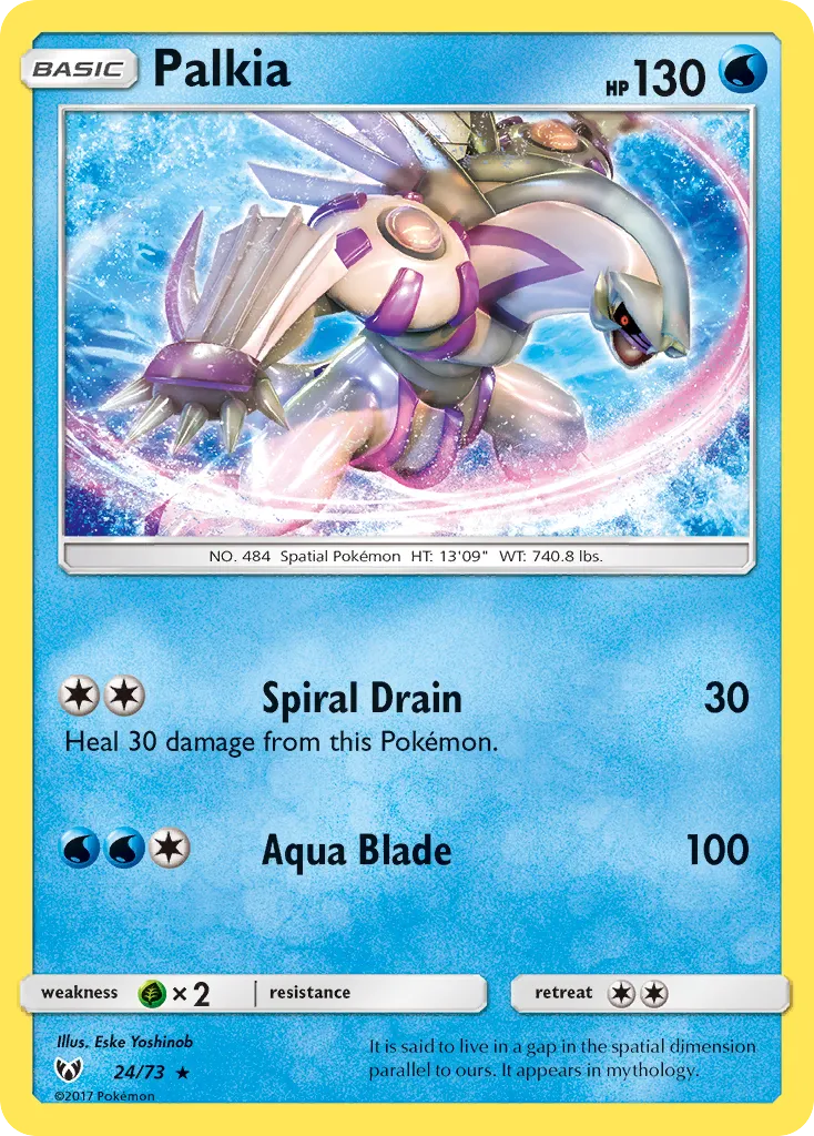 Palkia #24, Shining Legends
