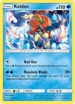 Keldeo #26, Reverse Foil