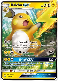 Raichu-GX #29, Standard
