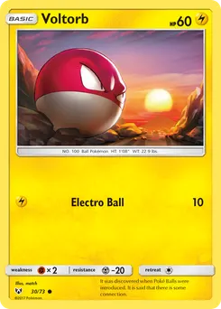 Voltorb #30, Reverse Foil