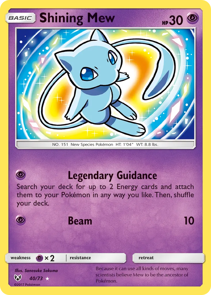 Shining Mew #40, Shining Legends