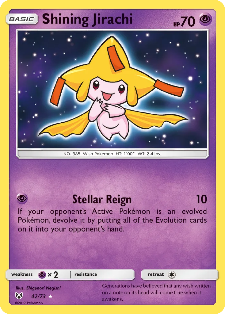 Shining Jirachi #42, Shining Legends