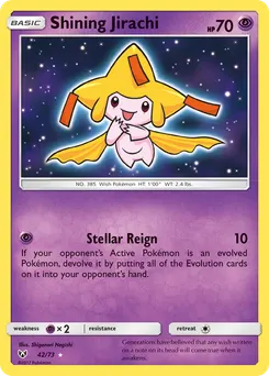 Shining Jirachi #42, Missing Texture