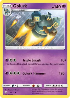 Golurk #44, Reverse Foil
