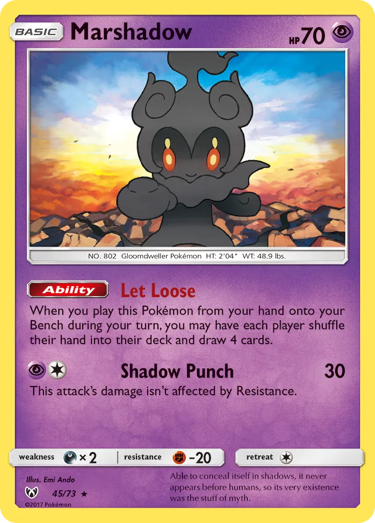 Marshadow #45, Shining Legends