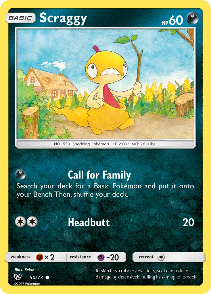 Scraggy #50, Shining Legends