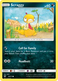 Scraggy #50, Reverse Foil