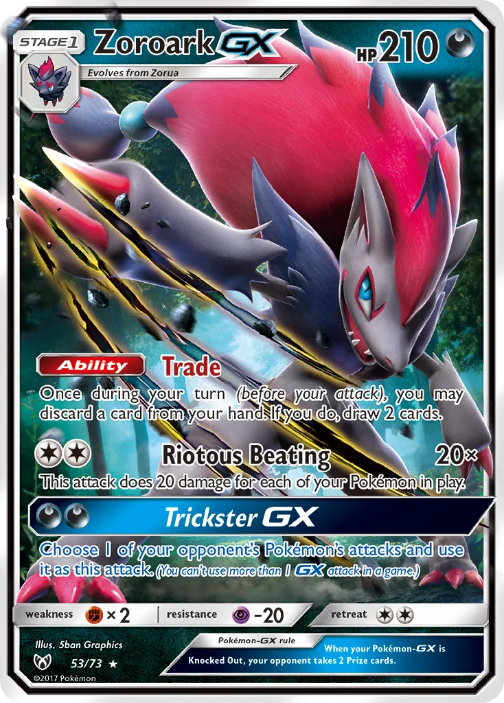 Zoroark-GX #53, Shining Legends