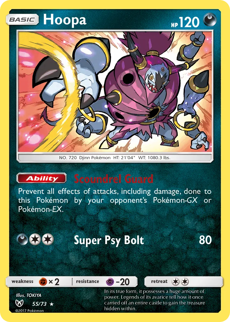Hoopa #55, Shining Legends