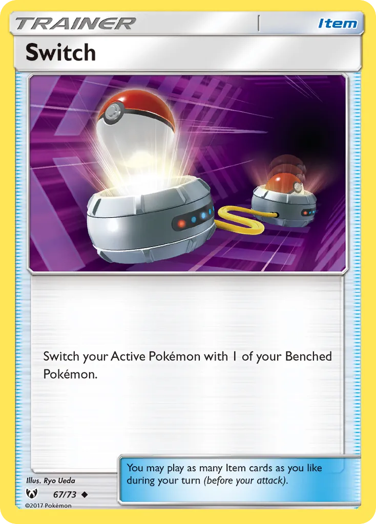 Switch #67, Shining Legends Reverse Foil