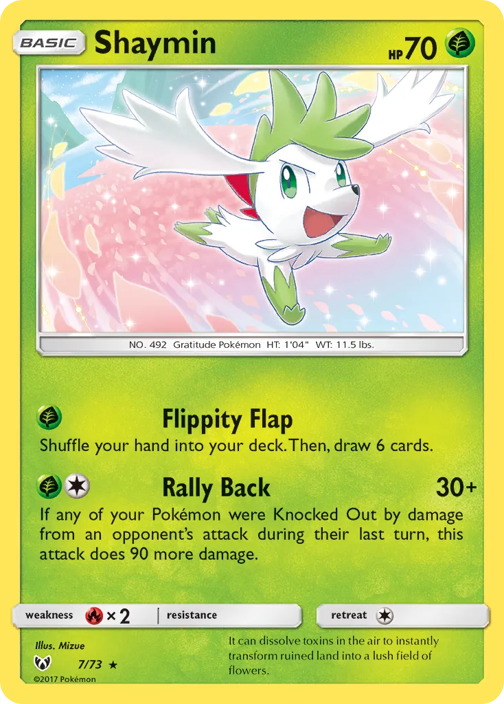 Shaymin #7, Shining Legends