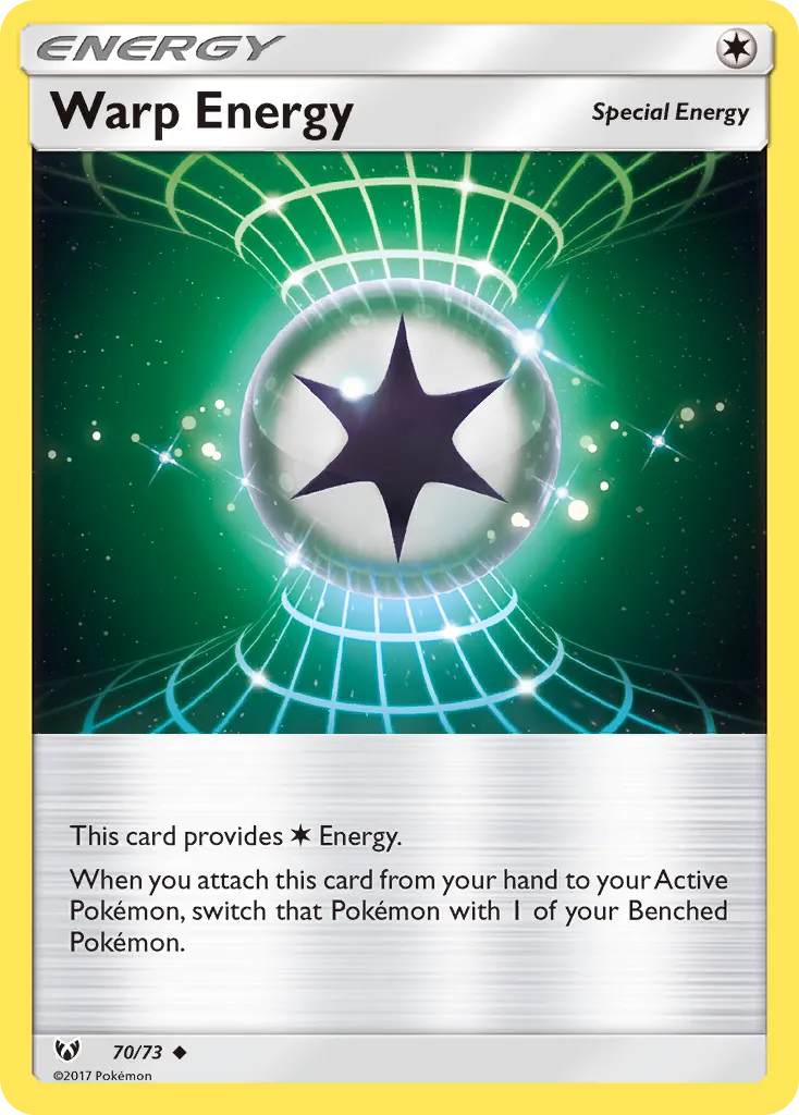 Warp Energy #70, Shining Legends Reverse Foil