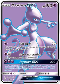 Mewtwo-GX #72, Standard